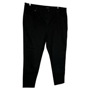 NWT Universal Standard Black High Rise Waist Skinny Jeans Size 26